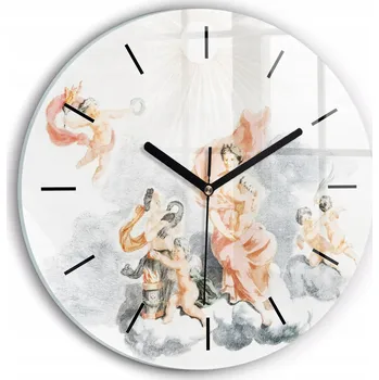 Hodiny Nástěnné hodiny SacroArte béžové 30 cm