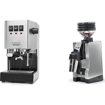 Kávovar Gaggia Classic E24, stainless steel + Eureka Mignon Zero 65 All…