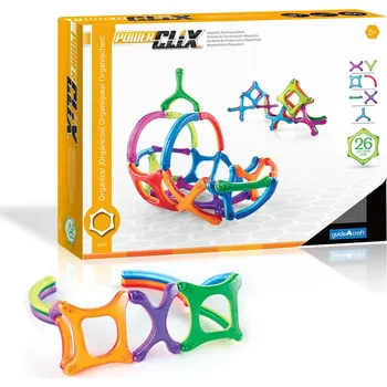 Díl pro stavebnice GuideCraft Magnetická stavebnice PowerClix Organics set 26 ks