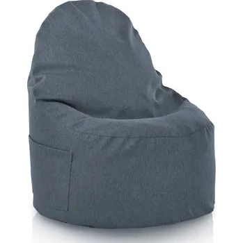 Sedací pytel Křeslo melanž Porto tmavě modré