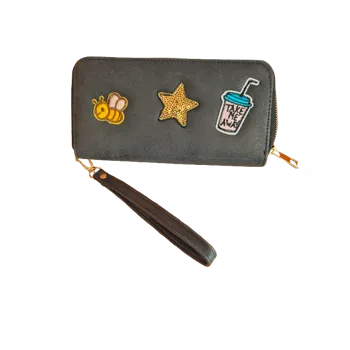 Peněženka Kutti Dámská peněženka s nášivkami