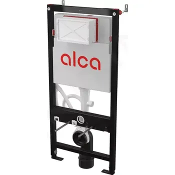 WC sada Alcadrain Předstěnová instalace pro závěsná WC s bidetovou funkcí, dávkovač tablet, výška 1,12 m, AM120/1120