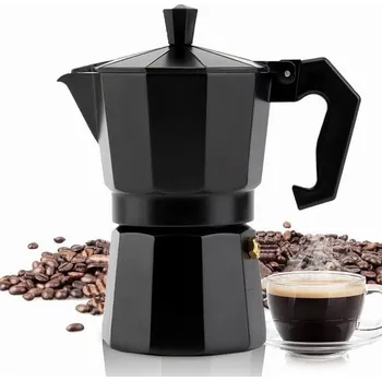 Příslušenství pro čtečku elektronické knihy KAWIARKA ZAPARZACZ DO KAWY TŘI ŠÁLKY 150 ML HLINÍKOVÝ ČERNÝ LESK