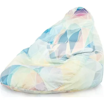 Sedací pytel Sedací vak DROP XXL abstract pastel