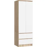 Skříň STAR S 60 cm 2D 2SZ sonoma / bílá