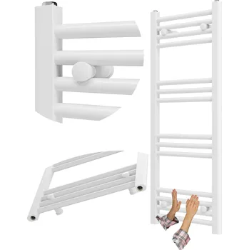 Radiátor Koupelnový radiátor vodní Granitan 328 W 400 x 1000 mm bílý