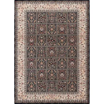 Koberec Koberec NAIN Květy, rám 1181/51011 granátový / béžový