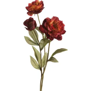 umělá květina Umělý květ NATU 456 bordó (6 ks)