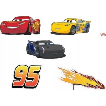 Samolepící dekorace Samolepky na zeď Auta - Cars - malá sada