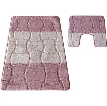 Koberec Sada koupelnových koberečků Montana Sariyer XL Dusty Rose