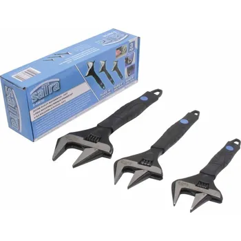 Klíč Švédské klíče, stavitelné, extra široké, celkový rozsah 32-55 mm - SATRA