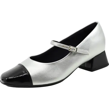 Dámské lodičky Dámské stříbrno-černé lodičky PICCADILLY 160086-1 silver/black Velikost: 41