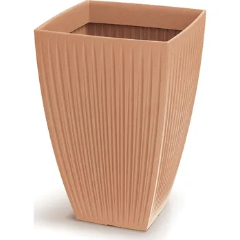 Vysoký květináč LATIE SQUAR I 40 cm terakota