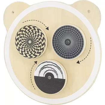 Dřevěná hračka Viga Montessori dřevěné vířívé kola