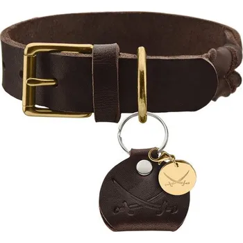 Obojek pro psa HUNTER SANSIBAR SOLID obojek - tmavě hnědá 45/S-M1 Hunter