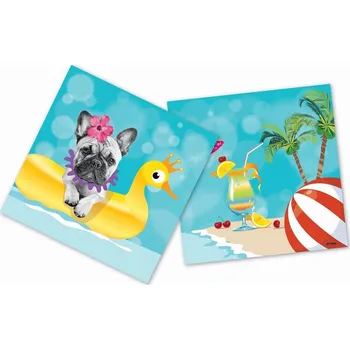 Papírový ubrousek Papírové ubrousky Havajská párty - 20 ks