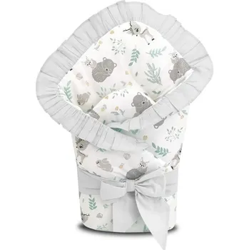 Zavinovačka COSING Zavinovačka s volánkem a stuhou Lesní Přátelé mátová