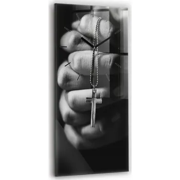 Hodiny Nástěnné hodiny SacroArte černé 30 cm