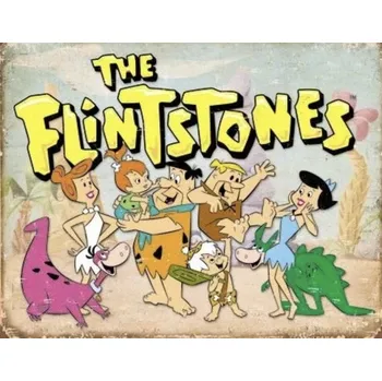 Plechová cedule Plechová cedule The Flintstones