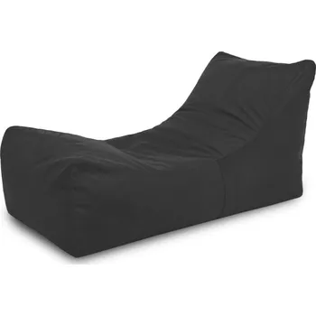 Křeslo Lenoška LOUNGE ATENA plyš tmavě šedá