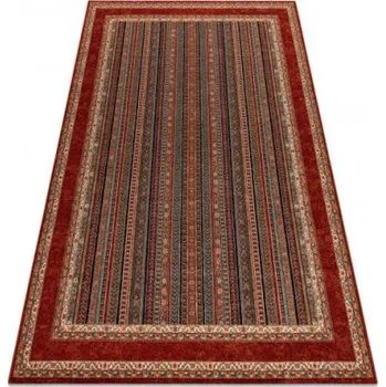 Koberec Koberec KASHQAI 4357 300 ramka, orientální - zelený, bordový