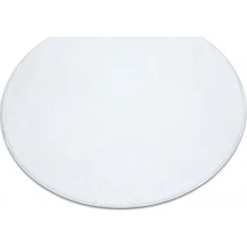 Koberec Protiskluzový koberec POSH kruh Shaggy sloní kost, plyš