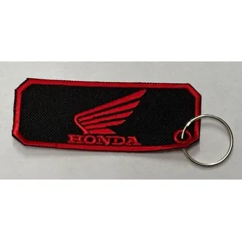 Přívěsek na klíče "klíčenka" Honda, černo-červený