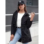 Černá dámská parka GLAMJACKET TY4384 Velikost: XL