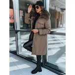 Khaki zimní parka s kožešinovým límcem MARBLIS TY3929 Velikost: S