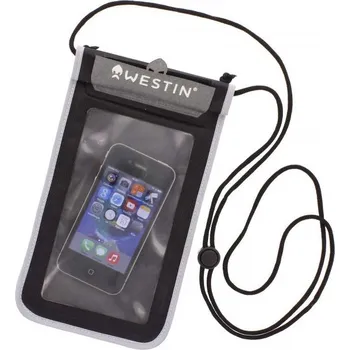 Pouzdro na mobilní telefon Vodotěsné pouzdro na mobil a doklady Westin W6 Dry Pouch Silver & Grey