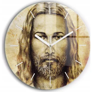 Hodiny Nástěnné hodiny SacroArte béžové 60 cm