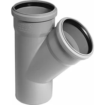 Kanalizační potrubí Osma HTEA Plus odbočka 45° pro vnitřní kanalizaci Varianta: HTEA Plus odbočka DN 32/32mm 45° pro vnitřní kanalizaci
