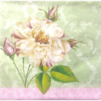 umělá květina Růže rozkvetlá