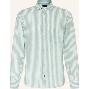 Pánská košile Olymp Pánská Lněná Košile Casual Regular Fit, bílá / světle...