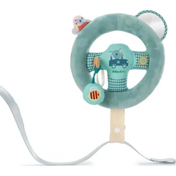 plyšák Interaktivní hračka Lilliputiens - textilní volant s dráčkem Joem