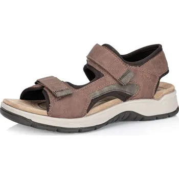 Pánské sandále Pánské sandály RIEKER 26952-24 hnědá S5 42