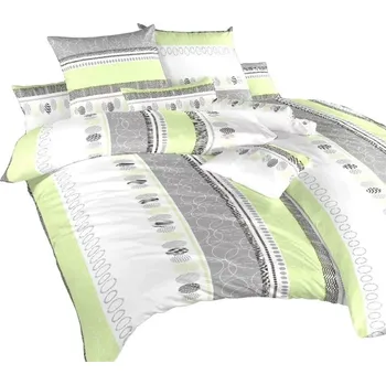 Povlečení Povlečení krep Ateliér zelený 140x200, 70x90