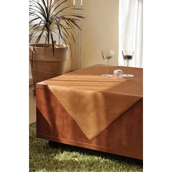 ubrus Polášek Holešov Ubrus teflon UNI skořicová 7316 100% polyester Oranžová Hnědá O 150