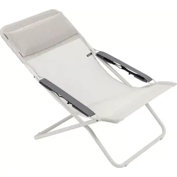 Zahradní lehátko Polohovací lehátko TRANSABED ColorBlock BatylineISO béžová Seigle