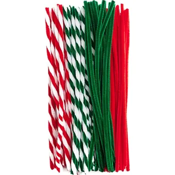 Kancelářská technika DP Craft ASSORTED CHENILLE STEMS, 30 CM X 4 COLOURS, 80 PCS
