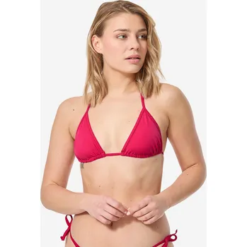 Dámské plavky DECATHLON Dámské plavky horní díl Mae s posuvnými trojúhelníky červený 46 RŮŽOVÁ|ČERVENÁ