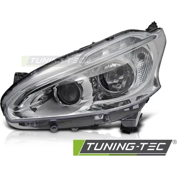Přední světlomet PŘEDNÍ SVETLO CHRÓM LED ĽAVÁ STRA TYC do PEUGEOT 208 12-15