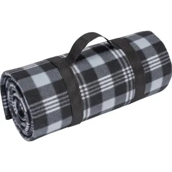 deka Pikniková deka károvaná, šedá
