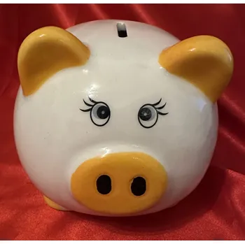 Pokladnička Pokladnička prasátko Žluté uši