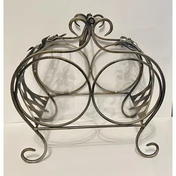 Stojan na víno Kovový stojan na 2 láhve