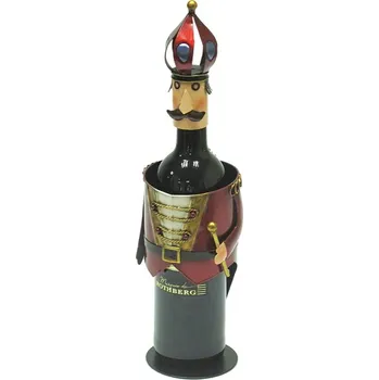 Stojan na víno Kovový stojan na láhev Král