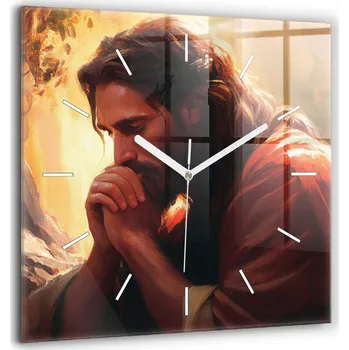 Hodiny Nástěnné hodiny SacroArte, odstíny hnědé, 60 cm