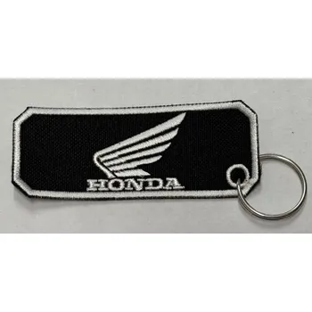 Přívěsek na klíče "klíčenka" Honda, černo-bílý