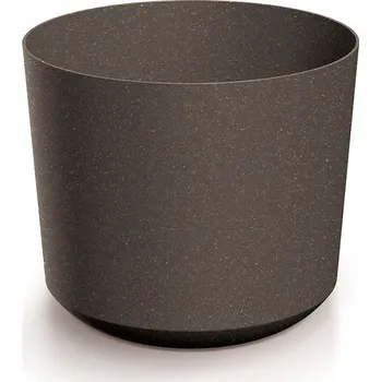 Květináč Květináč TUBOS ECO WOOD kávový matný, varianta 17,8 cm