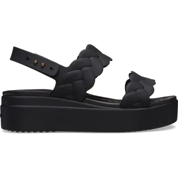 Dámské sandále Dámské boty Crocs BROOKLYN Woven černá 41-42
